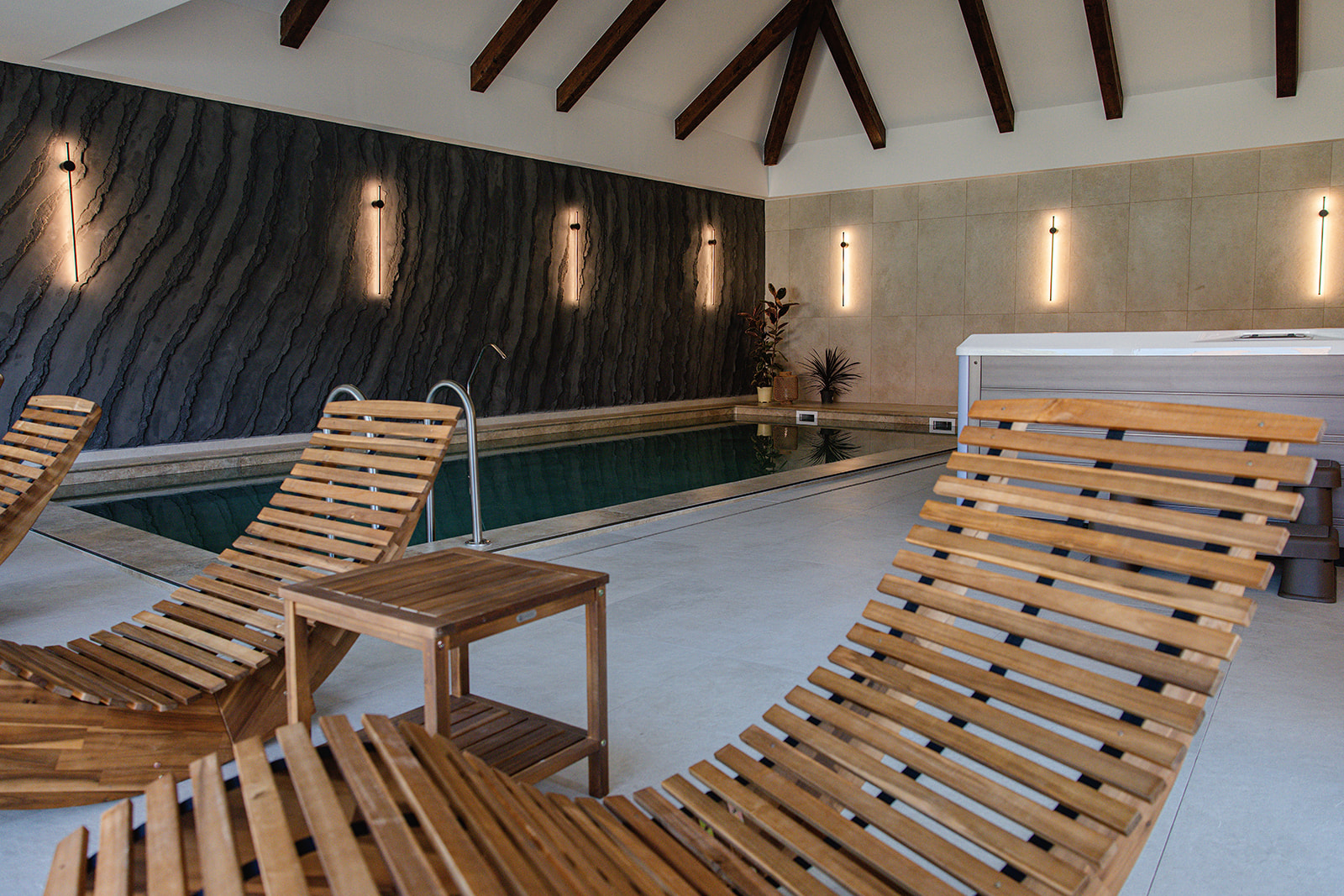 Pihenőtér a Generális Borhotel wellnessrészlegében
